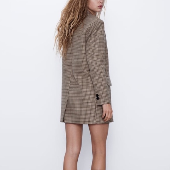 Zara 2 pieces plaid blazer and mini skirt set - Picture 6 of 11